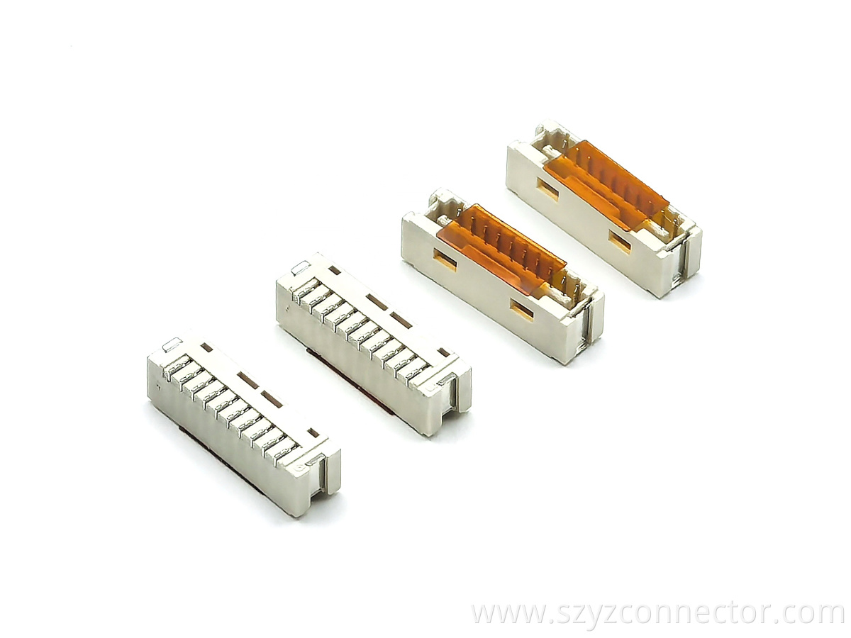 1.25mm Pitch Wafer Vertical SMT LED Pin header Connector 10P